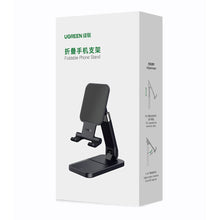 Заредете изображение във визуализатора на галерията – Ugreen desk telescopic stand foldable phone holder tablet black (LP427) - TopMag
