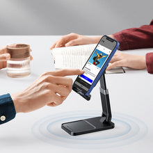 Заредете изображение във визуализатора на галерията – Ugreen desk telescopic stand foldable phone holder tablet black (LP427) - TopMag
