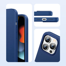 Заредете изображение във визуализатора на галерията – Ugreen Protective Silicone Case rubber flexible silicone case cover for iPhone 13 Pro blue - TopMag
