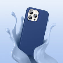 Заредете изображение във визуализатора на галерията – Ugreen Protective Silicone Case rubber flexible silicone case cover for iPhone 13 Pro blue - TopMag
