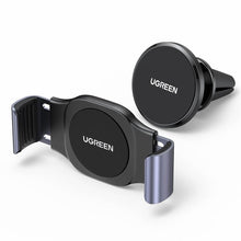 Заредете изображение във визуализатора на галерията – Ugreen 2in1 clamp and magnetic car phone holder on the ventilation grille black (LP450) - TopMag
