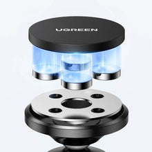 Заредете изображение във визуализатора на галерията – Ugreen 2in1 clamp and magnetic car phone holder on the ventilation grille black (LP450) - TopMag
