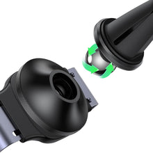Заредете изображение във визуализатора на галерията – Ugreen 2in1 clamp and magnetic car phone holder on the ventilation grille black (LP450) - TopMag
