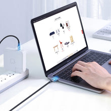 Заредете изображение във визуализатора на галерията – Ugreen cable USB Type C - USB Type C Power Delivery 100W Quick Charge FCP 5A 3m gray cable (90120 US316) - TopMag
