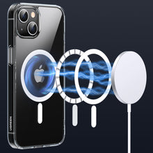 Заредете изображение във визуализатора на галерията – Ugreen Protective Magnetic Case Magnetic Gel Case for iPhone 13 Pro transparent (MagSafe compatible) (90132) - TopMag
