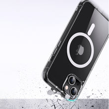 Заредете изображение във визуализатора на галерията – Ugreen Protective Magnetic Case Magnetic Gel Case for iPhone 13 Pro transparent (MagSafe compatible) (90132) - TopMag
