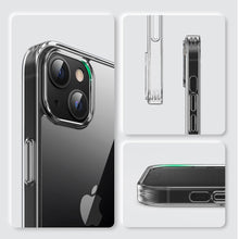 Заредете изображение във визуализатора на галерията – Ugreen Protective Fusion Case Hard Cover with Gel Frame for iPhone 13 Transparent (90178) - TopMag
