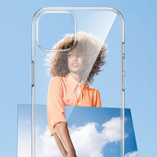Заредете изображение във визуализатора на галерията – Ugreen Protective Fusion Case Hard Cover with Gel Frame for iPhone 13 Transparent (90178) - TopMag
