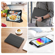 Заредете изображение във визуализатора на галерията – Dux Ducis Domo case iPad 10.9&#39;&#39; 2022 (10 gen.) smart cover stand black
