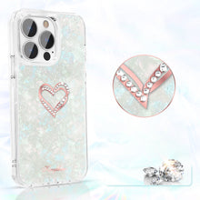 Заредете изображение във визуализатора на галерията – Kingxbar Epoxy Series case cover with original Swarovski crystals iPhone 13 Pro multicolour - TopMag
