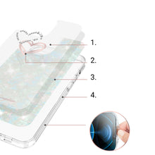 Заредете изображение във визуализатора на галерията – Kingxbar Epoxy Series case cover with original Swarovski crystals iPhone 13 multicolour - TopMag
