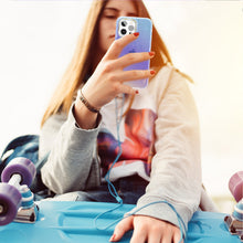 Заредете изображение във визуализатора на галерията – Kingxbar Ombre Series colorful glitter case for iPhone 13 Blue-violet - TopMag
