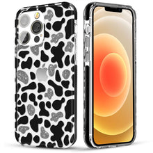 Заредете изображение във визуализатора на галерията – Kingxbar Wild Series case for iPhone 13 Pro cow - TopMag
