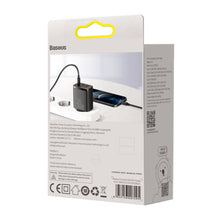 Заредете изображение във визуализатора на галерията – Baseus Compact quick charger USB Type C / 2x USB 30W 3A Power Delivery Quick Charge black (CCXJ-E01) - TopMag
