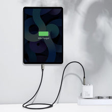 Заредете изображение във визуализатора на галерията – Baseus Compact quick charger USB Type C / 2x USB 30W 3A Power Delivery Quick Charge white (CCXJ-E02) - TopMag
