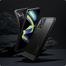Заредете изображение във визуализатора на галерията – SPIGEN RUGGED ARMOR REALME GT 5G MATTE BLACK - TopMag
