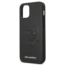 Заредете изображение във визуализатора на галерията – Karl Lagerfeld KLHCP12SPCUIKBK iPhone 12 mini 5,4" czarny/black hardcase Karl Ikonik Outline
