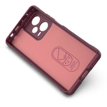 Заредете изображение във визуализатора на галерията – Magic Shield Case for Xiaomi Redmi Note 12 Pro+ flexible armored cover burgundy
