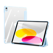 Заредете изображение във визуализатора на галерията – Dux Ducis Copa case for iPad 10.9'' 2022 (10 gen.) smart cover stand blue
