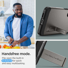 Заредете изображение във визуализатора на галерията – Spigen Tough Armor case for Samsung Galaxy S24 - metallic gray
