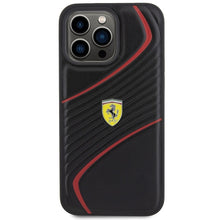 Заредете изображение във визуализатора на галерията – Original FERRARI hardcase Twist Metal Logo FEHCP15XPTWK do Iphone 15 Pro Max Black
