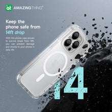 Заредете изображение във визуализатора на галерията – Amazing Thing Defender Pro Magsafe Case IP146.1PMDECL for Iphone 14 Pro transparent
