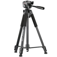 Заредете изображение във визуализатора на галерията – Aluminum photographic tripod with adjustable base - gray

