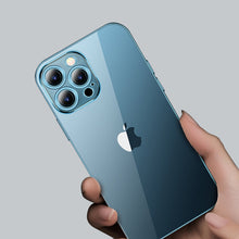 Заредете изображение във визуализатора на галерията – Joyroom Chery Mirror Case Cover for iPhone 13 Pro Metallic Frame Blue (JR-BP908 sea blue) - TopMag
