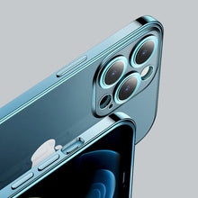 Заредете изображение във визуализатора на галерията – Joyroom Chery Mirror Case Cover for iPhone 13 Pro Metallic Frame Blue (JR-BP908 sea blue) - TopMag
