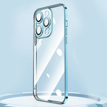 Заредете изображение във визуализатора на галерията – Joyroom Chery Mirror Case Cover for iPhone 13 Pro Metallic Frame Blue (JR-BP908 sea blue) - TopMag

