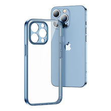 Заредете изображение във визуализатора на галерията – Joyroom Star Shield Case hard cover for iPhone 13 Pro Max blue (JR-BP913 transparent blue) - TopMag

