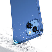 Заредете изображение във визуализатора на галерията – Joyroom 360 Full Case front and back cover for iPhone 13 + tempered glass screen protector blue (JR-BP927 blue) - TopMag
