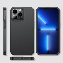 Заредете изображение във визуализатора на галерията – Joyroom 360 Full Case front and back cover for iPhone 13 Pro + tempered glass screen protector black (JR-BP935 black) - TopMag
