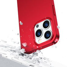 Заредете изображение във визуализатора на галерията – Joyroom 360 Full Case front and back cover for iPhone 13 Pro + tempered glass screen protector red (JR-BP935 red) - TopMag
