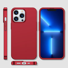 Заредете изображение във визуализатора на галерията – Joyroom 360 Full Case front and back cover for iPhone 13 Pro + tempered glass screen protector red (JR-BP935 red) - TopMag
