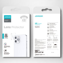 Заредете изображение във визуализатора на галерията – Joyroom Mirror Lens Protector camera tempered glass for iPhone 13 / iPhone 13 mini (JR-PF860) - TopMag
