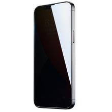 Заредете изображение във визуализатора на галерията – Joyroom Knight 2,5D Privacy TG Anti-Spy tempered glass for iPhone 13 mini (JR-PF901) - TopMag
