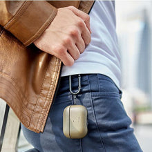 Заредете изображение във визуализатора на галерията – UNIQ etui Terra AirPods Pro Genuine Leather oliwkowy/olive
