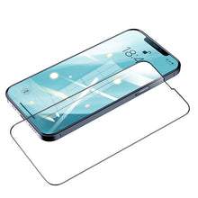 Заредете изображение във визуализатора на галерията – Joyroom Knight 2,5D TG tempered glass for iPhone 13 Pro / iPhone 13 full screen with frame(JR-PF905) - TopMag
