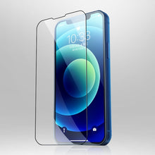 Заредете изображение във визуализатора на галерията – Joyroom Knight 2,5D TG tempered glass for iPhone 13 Pro / iPhone 13 full screen with frame(JR-PF905) - TopMag
