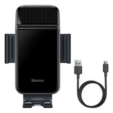 Заредете изображение във визуализатора на галерията – Baseus automatic solar electric phone mount holder for air vent black (SUZG000001) - TopMag
