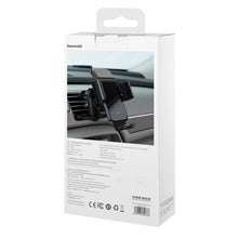 Заредете изображение във визуализатора на галерията – Baseus automatic solar electric phone mount holder for air vent black (SUZG000001) - TopMag
