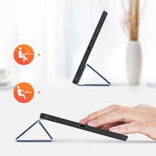 Заредете изображение във визуализатора на галерията – DUX DUCIS Domo Tablet Cover with Multi-angle Stand and Smart Sleep Function for iPad mini 2021 blue - TopMag
