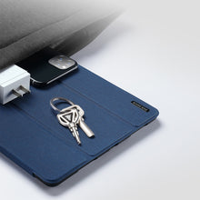Заредете изображение във визуализатора на галерията – DUX DUCIS Domo Tablet Cover with Multi-angle Stand and Smart Sleep Function for iPad mini 2021 blue - TopMag

