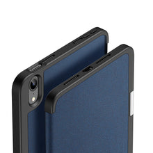 Заредете изображение във визуализатора на галерията – DUX DUCIS Domo Tablet Cover with Multi-angle Stand and Smart Sleep Function for iPad mini 2021 blue - TopMag
