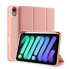 Заредете изображение във визуализатора на галерията – DUX DUCIS Domo Tablet Cover with Multi-angle Stand and Smart Sleep Function for iPad mini 2021 pink - TopMag
