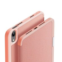 Заредете изображение във визуализатора на галерията – DUX DUCIS Domo Tablet Cover with Multi-angle Stand and Smart Sleep Function for iPad mini 2021 pink - TopMag

