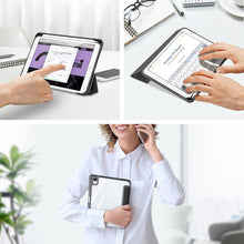 Заредете изображение във визуализатора на галерията – Dux Ducis Toby armored tough Smart Cover for iPad mini 2021 with a holder for Apple Pencil black - TopMag

