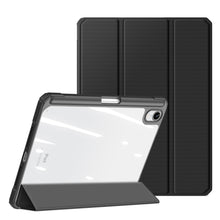 Заредете изображение във визуализатора на галерията – Dux Ducis Toby armored tough Smart Cover for iPad mini 2021 with a holder for Apple Pencil black - TopMag
