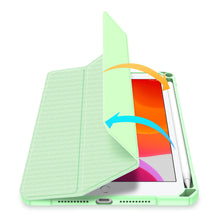 Заредете изображение във визуализатора на галерията – Dux Ducis Toby armored tough Smart Cover for iPad mini 2021 with a holder for Apple Pencil green - TopMag
